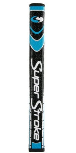 SuperStroke Golf Flatso 1.0 Putter Grips -Cheap Golf Shop 1.0 Flatso Legacy Black Blue
