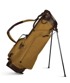 Sun Mountain Golf Canvas & Leather Carry Stand Bag -Cheap Golf Shop 190734CanvasLeatherStandClay Brown