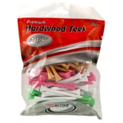 ProActive Premium Sports Hardwood Golf Tees 2.75" -Cheap Golf Shop 2.75 Mixed 100
