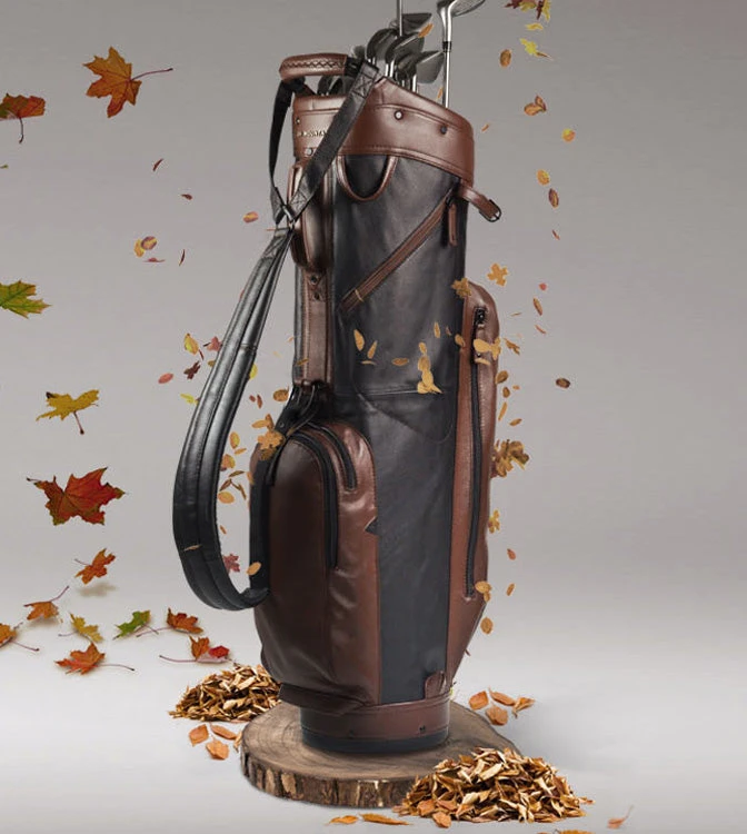 Sun Mountain Golf Leather Cart Bag 2 Sun Mountain Golf Leather Cart Bag - Image 2