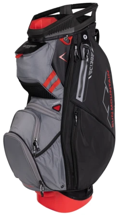 Sun Mountain 2023 C-130 14-Way Divided Golf Cart Bag 17 Sun Mountain 2023 C-130 14-Way Divided Golf Cart Bag -Cheap Golf Shop 2023 C130 230304 black nickel red