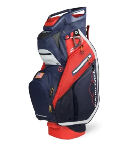 Sun Mountain Golf 2022 C-130 5-Way Cart Bag -Cheap Golf Shop 220330C1305WayNavy Red White