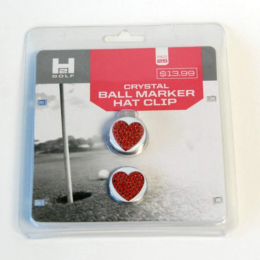 H2 Golf #25 Crystal Ball Marker Hat Clip 2 H2 Golf #25 Crystal Ball Marker Hat Clip - Image 2