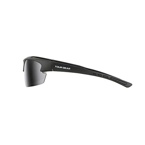 Tour Gear Men's Semi-Rimless Sunglasses - Matte Black 3 Tour Gear Men's Semi-Rimless Sunglasses - Matte Black - Image 3