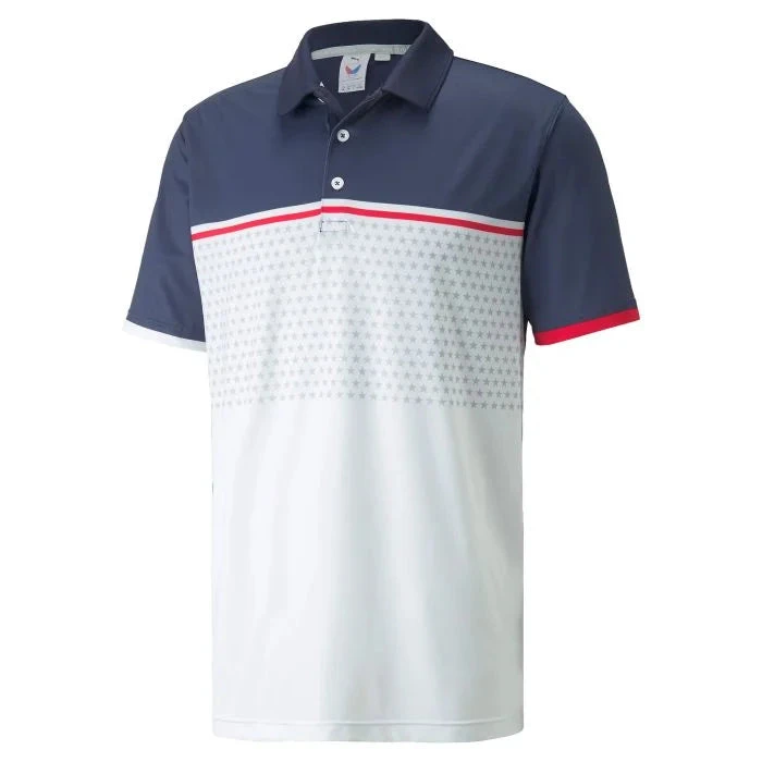 Puma Men's Volition Patriot Golf Polo 4 Puma Men's Volition Patriot Golf Polo - Image 4