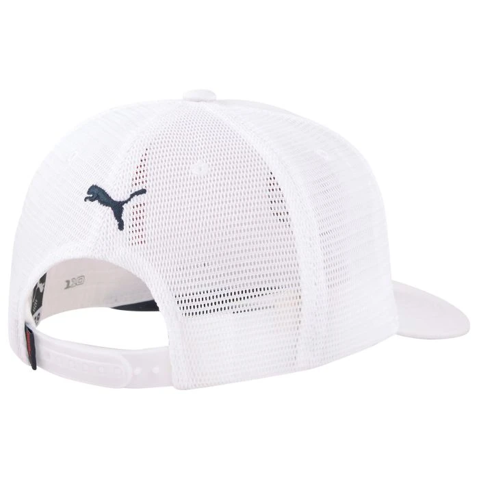 Puma Sundown Trucker P Snapback Golf Cap 5 Puma Sundown Trucker P Snapback Golf Cap - Image 5