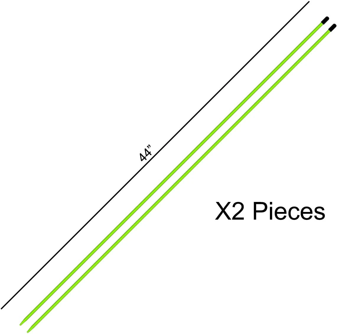 Golf Alignment Rods - MORODZ - 2 Pack 2 Golf Alignment Rods - MORODZ - 2 Pack - Image 2