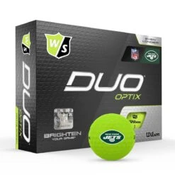 Wilson Staff Duo Optix NFL Team Licensed Golf Balls - Matte Green 10 Wilson Staff Duo Optix NFL Team Licensed Golf Balls - Matte Green -Cheap Golf Shop 8c04cdfcb07071c566a39c80edc5fbbcf2a447a1 WGWP504NJ 9 Duo Optix Box RT Hero NFL NewYork Jets Lockup GR