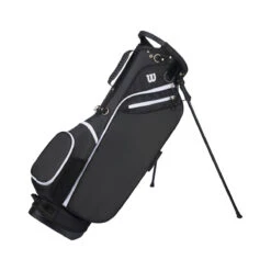 Wilson Staff "W" Carry Golf Bag -Cheap Golf Shop 9fdc4028e8b0a43fadb858bea0f3c5832da25fcd WGB3309BL W CARRY BLACK v2
