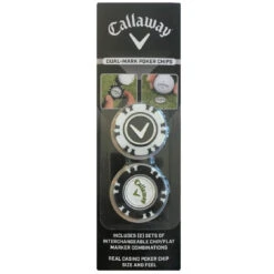 Callaway Golf Dual Ball Marker Poker Chips Set -Cheap Golf Shop Accessories DualMarkPokerChips