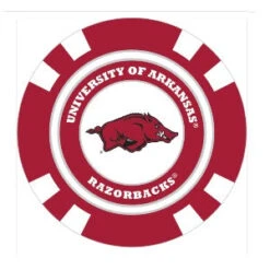 Team Golf NCAA Magnetic Poker Chip Ball Markers 15 Team Golf NCAA Magnetic Poker Chip Ball Markers -Cheap Golf Shop Arkansas1