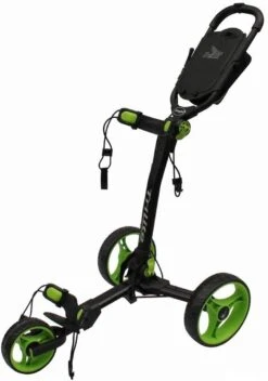 Axglo Golf TriLite 3 Wheel Push Cart -Cheap Golf Shop AxgloTriLiteBlackGreen