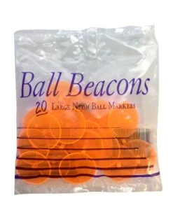 Beacons Large Neon Golf Ball Markers -Cheap Golf Shop Ball Beacons Orange