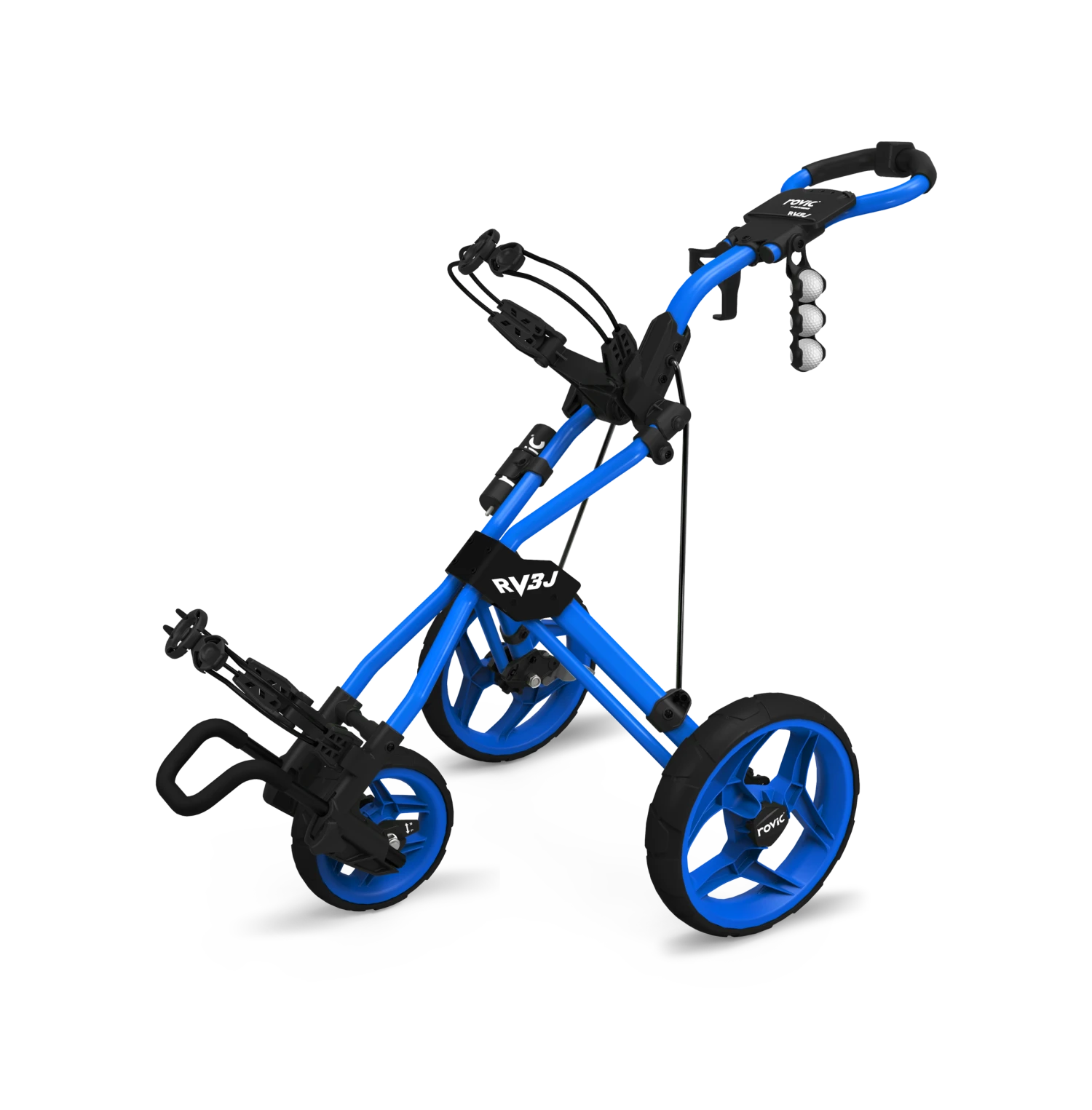 Clicgear Golf 3-Wheel Rovic Junior Push Cart Model RV3J 2 Clicgear Golf 3-Wheel Rovic Junior Push Cart Model RV3J - Image 2