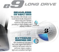Bridgestone E9 Long Drive Golf Balls 8 Bridgestone E9 Long Drive Golf Balls -Cheap Golf Shop Bridgestonee9LongDrive 3