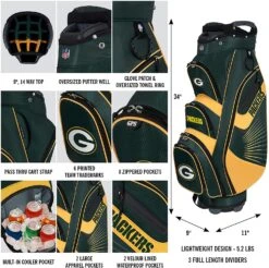 NFL The Bucket II Team Effort Cart Bag -Cheap Golf Shop Bucket II Cart Bag 102fc232 9a86 4182 a07e 0f314f0f4110