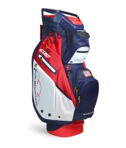 Sun Mountain Golf 2021 C-130 Supercharged Cart Bag -Cheap Golf Shop C130SuperchargedNavy White RedAltShot
