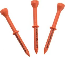 Consistent Tee Golf Tees 10 Pack - 3.25" -Cheap Golf Shop ConsistentTees Orange2