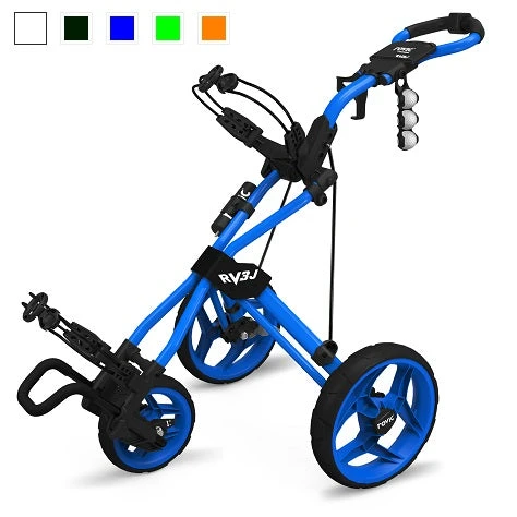 Clicgear Golf 3-Wheel Rovic Junior Push Cart Model RV3J 1 Clicgear Golf 3-Wheel Rovic Junior Push Cart Model RV3J