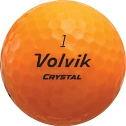 Volvik Crystal Focus Colored Golf Balls 10 Volvik Crystal Focus Colored Golf Balls -Cheap Golf Shop CrystalFocus2022 OrangeBall