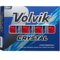 Volvik Crystal Focus Colored Golf Balls 14 Volvik Crystal Focus Colored Golf Balls -Cheap Golf Shop CrystalFocus2022 RubyRed