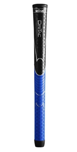 Winn Dri-Tac Performance Soft Golf Grips - Midsize -Cheap Golf Shop Dri Tac Blue Black Midsize