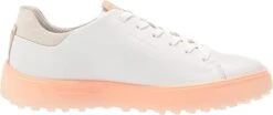 ECCO Ladies Golf Tray Golf Shoes -Cheap Golf Shop EccoLadiesTray WhitePeach5