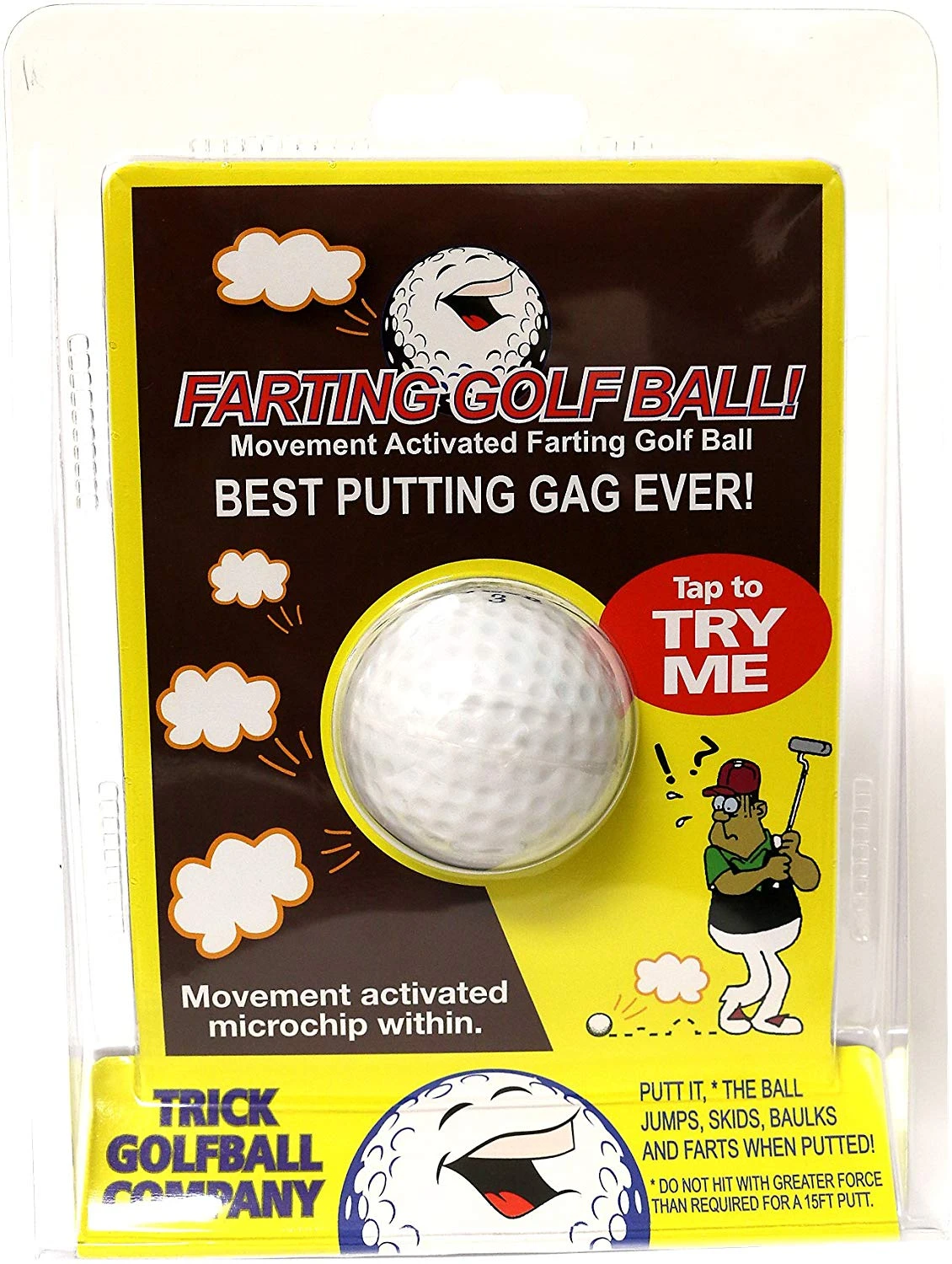 Farting Golf Ball Trick Golfball Company 1 Farting Golf Ball Trick Golfball Company