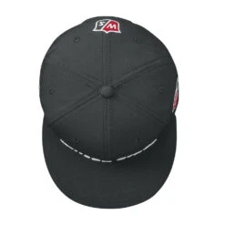 Wilson Staff Golf Flat Brim Tour Caps - Assorted Colors -Cheap Golf Shop Flat Brim Black 3
