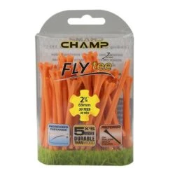 Champ Fly Tees 2.75" Plastic Golf Tees -Cheap Golf Shop Flytee 234 30 OrangePlain 92523 600px 1800x1800 64391a94 87d9 4e06 8d09 87862cab11ae