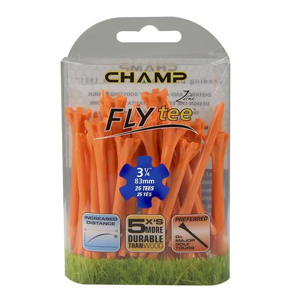 Champ Fly Tees 3.25" Plastic Golf Tees 6 Champ Fly Tees 3.25" Plastic Golf Tees - Image 6