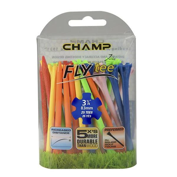 Champ Fly Tees 3.25" Plastic Golf Tees 2 Champ Fly Tees 3.25" Plastic Golf Tees - Image 2