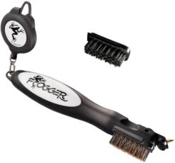Frogger Golf BrushPro Retractable Golf Club Brush With Groove Cleaner 13 Frogger Golf BrushPro Retractable Golf Club Brush With Groove Cleaner -Cheap Golf Shop Frogger Original Club Brush Gray