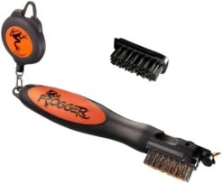 Frogger Golf BrushPro Retractable Golf Club Brush With Groove Cleaner 14 Frogger Golf BrushPro Retractable Golf Club Brush With Groove Cleaner -Cheap Golf Shop Frogger Original Club Brush Orange