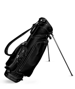 Sun Mountain Golf Leather Carry Stand Bag 10 Sun Mountain Golf Leather Carry Stand Bag -Cheap Golf Shop G823267LeatherStandBlack White