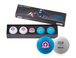 Volvik Marvel Limited Edition Marvel Golf Ball Gift Packs -Cheap Golf Shop Gift Pack 2.0 Captain America