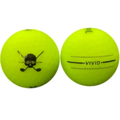 CaddiesShack Custom Jolly Rogers Skull & Crossbones Volvik Vivid Matte Golf Balls -Cheap Golf Shop GreenVivid