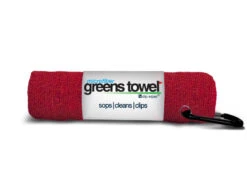 Clip Wipes Microfiber Golf Greens Towel -Cheap Golf Shop Greens Towels Cardinal Red