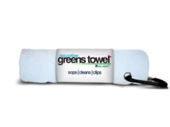 Clip Wipes Microfiber Golf Greens Towel -Cheap Golf Shop Greens Towels Pure White
