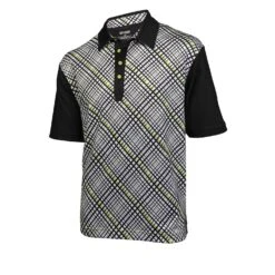 Ogio Grid Golf Polo Shirts 5 Ogio Grid Golf Polo Shirts -Cheap Golf Shop Grid White Black Electric