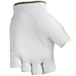 HJ Golf Half Finger Cotton Knit & Leather Gloves -Cheap Golf Shop HJ Golf Half Finger Glove 2
