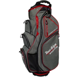Tour Edge Xtreme 7.0 Cart Bag -Cheap Golf Shop Heather Red WhiteCart