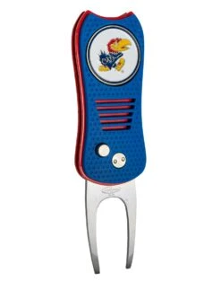 Team Golf Retractable Switchblade Switchfix Divot Tool Ball Marker - NCAA 28 Team Golf Retractable Switchblade Switchfix Divot Tool Ball Marker - NCAA -Cheap Golf Shop Kansas Jayhawks Switchfix 44448 122