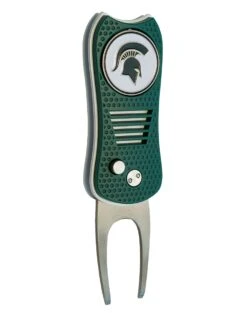 Team Golf Retractable Switchblade Switchfix Divot Tool Ball Marker - NCAA 31 Team Golf Retractable Switchblade Switchfix Divot Tool Ball Marker - NCAA -Cheap Golf Shop MichiganState Spartans Switchfix 44448 132