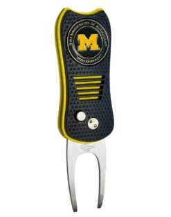 Team Golf Retractable Switchblade Switchfix Divot Tool Ball Marker - NCAA 30 Team Golf Retractable Switchblade Switchfix Divot Tool Ball Marker - NCAA -Cheap Golf Shop Michigan Wolverines Switchfix 44448 131