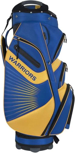 NBA The Bucket II Team Effort Cart Bag -Cheap Golf Shop NBA Cart Bag Warrriors 2