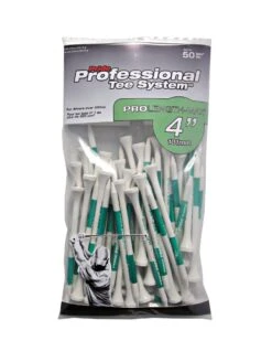 Pride Professional Tee System ProLength Golf Tees -Cheap Golf Shop PTS ProLength Green 50