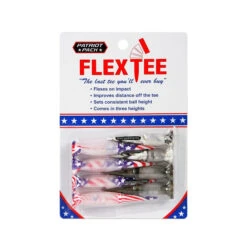 FlexTee Flexible Golf Tees - 8 Pack - Multi Heights -Cheap Golf Shop PatriotFlexTee8pack