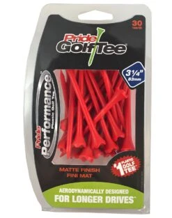 Pride Performance Matte Finish Golf Tees -Cheap Golf Shop Pride Performance Matte 314 Red 30ct 88001