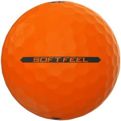 Srixon Soft Feel Brite Matte Color Golf Balls -Cheap Golf Shop SOFTFEEL13BRITEORANGE SIDEMARK